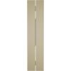 imageEkena Millwork 11 12quotW x 66quotH Rustic Two Board Spaced BoardnBatten Rough Cedar Faux Wood Shutters wZBoard Per Pair Primed Tan