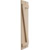imageEkena Millwork 11quotW x 66quotH Rustic Two Board Joined BoardnBatten Rough Cedar Faux Wood Shutters wZBoard Per Pair Primed TanRough Cedar
