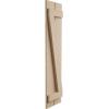 imageEkena Millwork 11quotW x 66quotH Rustic Two Board Joined BoardnBatten Rough Cedar Faux Wood Shutters wZBoard Per Pair Primed TanSandblasted