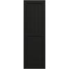 imageEkena Millwork 15quotW x 36quotH True Fit PVC FarmhouseFlat Panel Combination Fixed Mount Shutters Black Per Pair  Hardware Not Included
