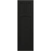 imageEkena Millwork 15quotW x 36quotH True Fit PVC San Miguel Mission Style Fixed Mount Shutters Black Per Pair  Hardware Not Included