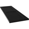imageEkena Millwork 15quotW x 36quotH True Fit PVC Two Equal Flat Panel Shutters Black Per Pair  Hardware Not Included