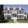 imageEkena Millwork 15quotW x 36quotH True Fit PVC Two Equal Louver Shutters Black Per Pair  Hardware Not Included