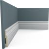 imageEkena Millwork 4 78quotH x 58quotP x 94 12quotL Oslo Rope Baseboard Moulding
