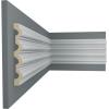 imageEkena Millwork CAS08X94X01 Fluted Window ampamp Door Casing 7 78quotW x 94 12quotH x 1 18quotD Primed