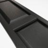 imageEkena Millwork Lifetime Vinyl LP2S14X03100BL Standard Two Equal Panel Vinyls Raised Panel Vinyl Shutters wInstallation ShutterLoks ampamp Matching Screws Per Pair 1475quotW x 31quotH Black