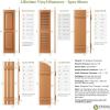 imageEkena Millwork Lifetime Vinyl LP2S14X03100BL Standard Two Equal Panel Vinyls Raised Panel Vinyl Shutters wInstallation ShutterLoks ampamp Matching Screws Per Pair 1475quotW x 31quotH Black