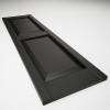imageEkena Millwork Lifetime Vinyl LP2S14X03100BL Standard Two Equal Panel Vinyls Raised Panel Vinyl Shutters wInstallation ShutterLoks ampamp Matching Screws Per Pair 1475quotW x 31quotH Black