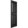 imageEkena Millwork Lifetime Vinyl LP2S14X03100BL Standard Two Equal Panel Vinyls Raised Panel Vinyl Shutters wInstallation ShutterLoks ampamp Matching Screws Per Pair 1475quotW x 31quotH Black