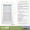 imageEkena Millwork Lifetime Vinyl LP2S14X03100BL Standard Two Equal Panel Vinyls Raised Panel Vinyl Shutters wInstallation ShutterLoks ampamp Matching Screws Per Pair 1475quotW x 31quotH Black