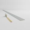 imageEkena Millwork MLD04X00FTCASE4 Fluted 4Pack Panel Moulding 4quotH x 38quotP x 94 12quotL Primed
