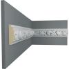 imageEkena Millwork PML01X00AR Artis Panel Moulding Panel Moulding 1 78quotH x 34quotP x 94 12quotL Primed