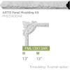 imageEkena Millwork PML01X00AR Artis Panel Moulding Panel Moulding 1 78quotH x 34quotP x 94 12quotL Primed