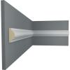 imageEkena Millwork PML01X00ASCASE4 Ashford Smooth 4Pack Panel Moulding 1 58quotH x 12quotP x 94 12quotL Primed4 Pack of Panel Moulding