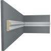 imageEkena Millwork PML01X00SE Seville Panel Moulding Panel Moulding 1 12quotH x 34quotP x 94 12quotL Primed