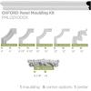 imageEkena Millwork PML02X00OXCASE8 Oxford 8Pack Panel Moulding 2quotH x 58quotP x 94 12quotL Primed