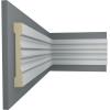 imageEkena Millwork PML04X00LE Legacy Fluted Panel Moulding Panel Moulding 5 12quotH x 34quotP x 94 12quotL Primed