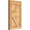 imageEkena Millwork RBF06Z11X018RWR TimberCraft Two 5 38quot Boards Framed BoardnBatten wZBar Rustic Wood Shutters Per Pair 10 34quotW x 18quotH Rough Sawn Western Red Cedar