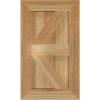 imageEkena Millwork RBF06Z11X018RWR TimberCraft Two 5 38quot Boards Framed BoardnBatten wZBar Rustic Wood Shutters Per Pair 10 34quotW x 18quotH Rough Sawn Western Red Cedar