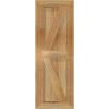 imageEkena Millwork RBF06Z11X030RWR TimberCraft Two 5 38quot Boards Framed BoardnBatten wZBar Rustic Wood Shutters Per Pair 10 34quotW x 30quotH Rough Sawn Western Red Cedar