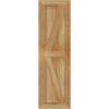 imageEkena Millwork RBF06Z11X037RWR TimberCraft Two 5 38quot Boards Framed BoardnBatten wZBar Rustic Wood Shutters Per Pair 10 34quotW x 37quotH Rough Sawn Western Red Cedar