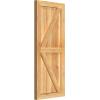 imageEkena Millwork RBF06Z16X038RWR TimberCraft Three 5 38quot Boards Framed BoardnBatten wZBar Rustic Wood Shutters Per Pair 16 18quotW x 38quotH Rough Sawn Western Red Cedar