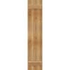 imageEkena Millwork RBJ06S11X052RWR TimberCraft Two 5 38quot Boards Joined BoardnBatten Rustic Wood Shutters Per Pair 10 34quotW x 52quotH Rough Sawn Western Red Cedar
