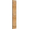 imageEkena Millwork RBJ06S11X055RWR TimberCraft Two 5 38quot Boards Joined BoardnBatten Rustic Wood Shutters Per Pair 10 34quotW x 55quotH Rough Sawn Western Red Cedar