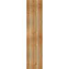 imageEkena Millwork RBJ06Z11X046RWR TimberCraft Two 5 38quot Boards Joined BoardnBatten wZBar Rustic Wood Shutters Per Pair 10 34quotW x 46quotH Rough Sawn Western Red Cedar