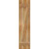 imageEkena Millwork RBJ06Z11X046RWR TimberCraft Two 5 38quot Boards Joined BoardnBatten wZBar Rustic Wood Shutters Per Pair 10 34quotW x 46quotH Rough Sawn Western Red Cedar