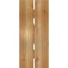 imageEkena Millwork RBS06Z11X026RWR TimberCraft Two 5 38quot Boards Spaced BoardnBatten wZBar Rustic Wood Shutters Per Pair 11 14quotW x 26quotH Rough Sawn Western Red Cedar