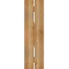 imageEkena Millwork RBS06Z11X040RWR TimberCraft Two 5 38quot Boards Spaced BoardnBatten wZBar Rustic Wood Shutters Per Pair 11 14quotW x 40quotH Rough Sawn Western Red Cedar