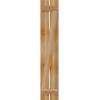 imageEkena Millwork RBS06Z11X062RWR TimberCraft Two 5 38quot Boards Spaced BoardnBatten wZBar Rustic Wood Shutters Per Pair 11 14quotW x 62quotH Rough Sawn Western Red Cedar