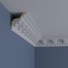 imageEndurathane Attica Crown Moulding 3 78quotH x 3 58quotP x 5 38quotF x 94 12quotL Factory PrimedSingle