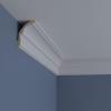 imageEndurathane Classic Cove Crown Moulding 3 58quotH x 2 12quotP x 4 58quotF x 94 12quotL Factory PrimedSingle
