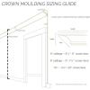 imageEndurathane Dentil Crown Moulding 2 34quotH x 2 34quotP x 3 78quotF x 94 12quotL Factory Primed