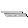 imageEndurathane Dentil Crown Moulding 2 34quotH x 2 34quotP x 3 78quotF x 94 12quotL Factory Primed
