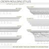 imageEndurathane Dentil Crown Moulding 2 34quotH x 2 34quotP x 3 78quotF x 94 12quotL Factory Primed