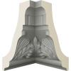 imageEndurathane Devon Crown Moulding 4 12quotH x 3 14quotP x 5 12quotF x 94 12quotL Factory PrimedInside Corner