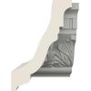 imageEndurathane Devon Crown Moulding 4 12quotH x 3 14quotP x 5 12quotF x 94 12quotL Factory PrimedInside Corner