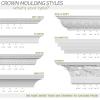 imageEndurathane Devon Crown Moulding 4 12quotH x 3 14quotP x 5 12quotF x 94 12quotL Factory PrimedMoulding