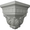 imageEndurathane Devon Crown Moulding 4 12quotH x 3 14quotP x 5 12quotF x 94 12quotL Factory PrimedOutside Corner