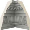imageEndurathane Edinburgh Crown Moulding 4quotH x 2 38quotP x 4 58quotF x 94 12quotL Factory PrimedInside Corner