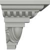 imageEndurathane Edinburgh Crown Moulding 4quotH x 2 38quotP x 4 58quotF x 94 12quotL Factory PrimedOutside Corner