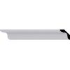 imageEndurathane Jefferson Traditional Cove Crown Moulding 2 14quotH x 2 14quotP x 3 14quotF x 94 12quotL Factory Primed 8Pack