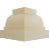imageEndurathane Traditional Crown Moulding 4quotH x 3quotP x 5quotF x 94 12quotL Factory PrimedInside Corner