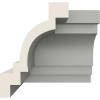 imageEndurathane Traditional Crown Moulding 4quotH x 3quotP x 5quotF x 94 12quotL Factory PrimedInside Corner