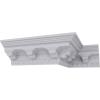 imageEndurathane Attica Crown Moulding 3 78quotH x 3 58quotP x 5 38quotF x 94 12quotL Factory PrimedSingle