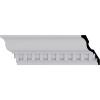 imageEndurathane Dentil Crown Moulding 4 58quotH x 2 78quotP x 5 12quotF x 94 12quotL 1 38quot Repeat Factory Primed2Pack