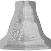 imageEndurathane Devon Crown Moulding 4 12quotH x 3 14quotP x 5 12quotF x 94 12quotL Factory PrimedInside Corner